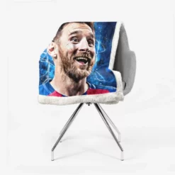 Lionel Messi  Barca Forward Soccer Player Sherpa Fleece Blanket 2