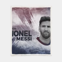 Lionel Messi Elite Sports Player Sherpa Fleece Blanket 1