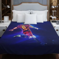 Lionel Messi Ethical Football Player Duvet Cover