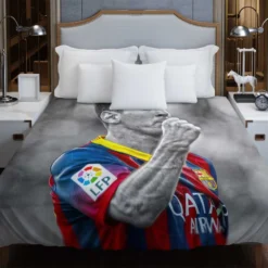 Lionel Messi European Cup Football Player Duvet Cover