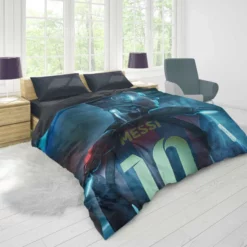 Lionel Messi Humble Football Player Duvet Cover 1