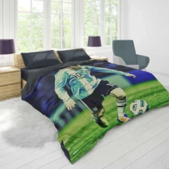 Lionel Messi Inspiring Argentina Sports Player Duvet Cover 1