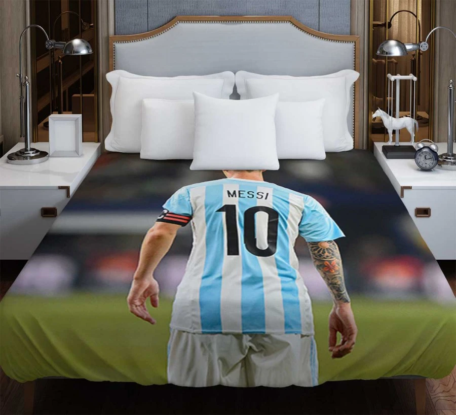 Lionel Messi Outstanding Sports Player Duvet Cover