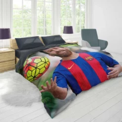 Lionel Messi Success Barca Footballer Player Duvet Cover 1