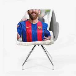 Lionel Messi Success Barca Footballer Player Sherpa Fleece Blanket 2