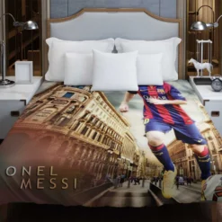 Lionel Messi flexible Barca Football Player Duvet Cover