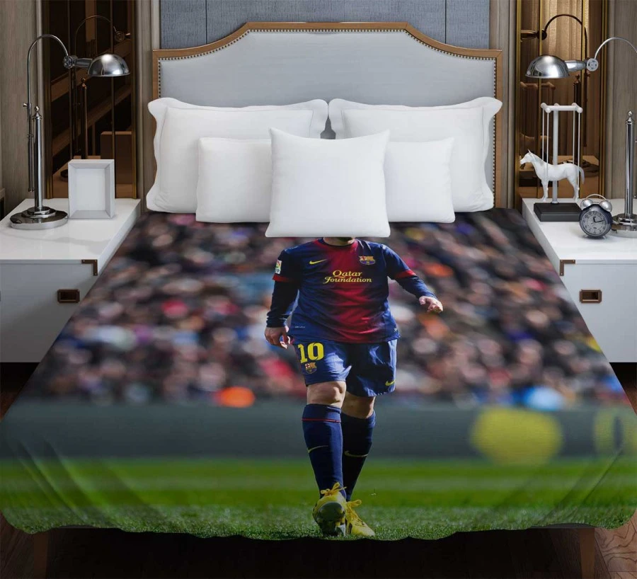 Lionel Messi keen sports Player Duvet Cover