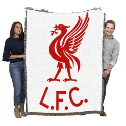 Liverpool FC British FA Cup Football Team Woven Blanket