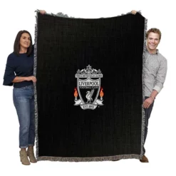 Liverpool FC Classic Football Club Woven Blanket