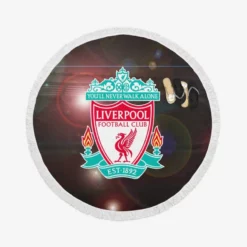 Liverpool FC Exciting Football Club Round Beach Towel