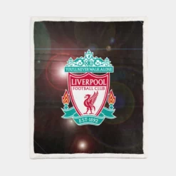 Liverpool FC Exciting Football Club Sherpa Fleece Blanket 1