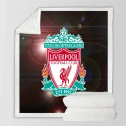 Liverpool FC Exciting Football Club Sherpa Fleece Blanket