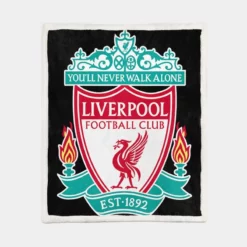 Liverpool FC Football Club Sherpa Fleece Blanket 1