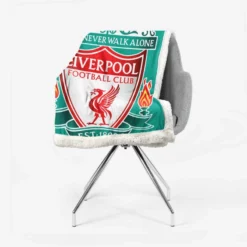 Liverpool FC The club competes in the Premier League Sherpa Fleece Blanket 2