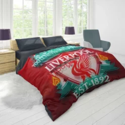 Liverpool Football Encouraging Football Club Duvet Cover 1