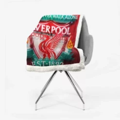 Liverpool Football Encouraging Football Club Sherpa Fleece Blanket 2