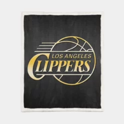 Los Angeles Clippers Professional NBA Basketball Club Sherpa Fleece Blanket 1