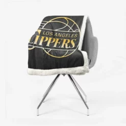 Los Angeles Clippers Professional NBA Basketball Club Sherpa Fleece Blanket 2