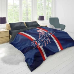 Los Angeles Dodgers American Professional Baseball Team Duvet Cover 1