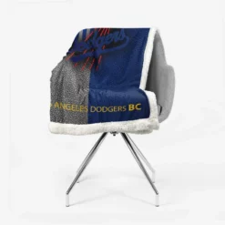 Los Angeles Dodgers Excellent MLB Baseball Club Sherpa Fleece Blanket 2