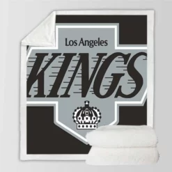 Los Angeles Kings professional ice hockey team Sherpa Fleece Blanket