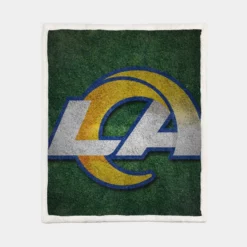 Los Angeles Rams Awarded NFL Expansion Franchise Sherpa Fleece Blanket 1