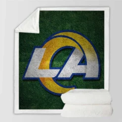 Los Angeles Rams Awarded NFL Expansion Franchise Sherpa Fleece Blanket