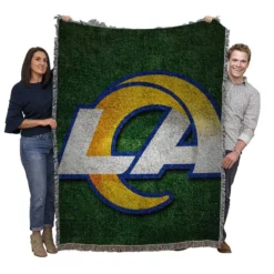 Los Angeles Rams Awarded NFL Expansion Franchise Woven Blanket
