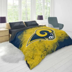 Los Angeles Rams Energetic NFL Club Duvet Cover 1