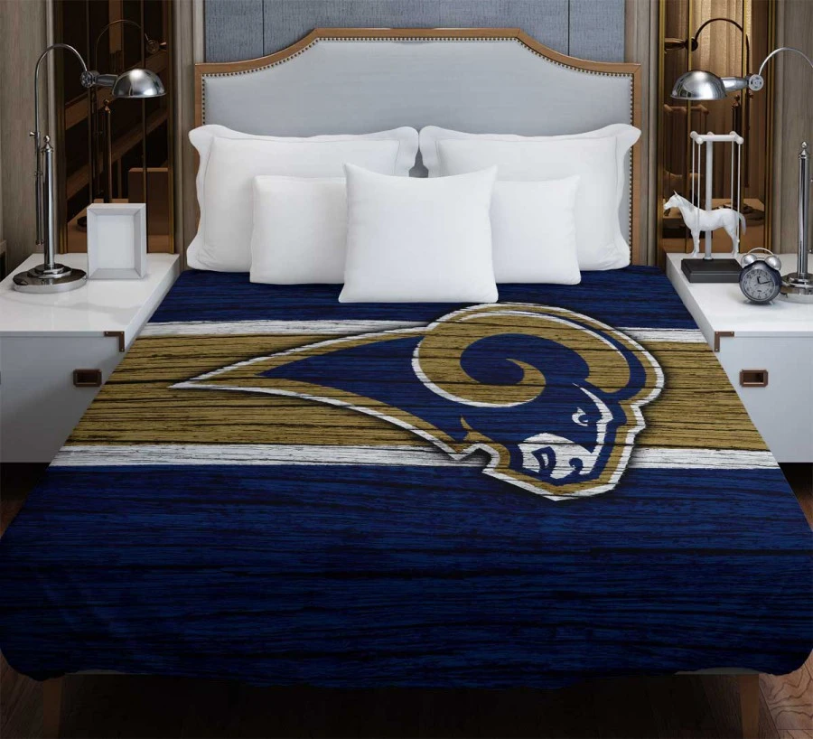 Los Angeles Rams NFL Club Logo Duvet Cover