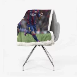 Luis Suarez Barcelona Star Soccer player Sherpa Fleece Blanket 2