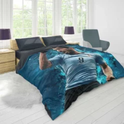 Luis Suarez Premier League Golden Boot Player Duvet Cover 1