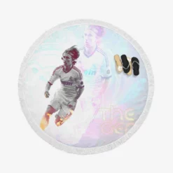 Luka Modric Croatian professional football Player Round Beach Towel