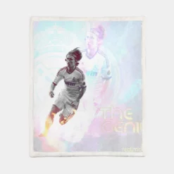 Luka Modric Croatian professional football Player Sherpa Fleece Blanket 1