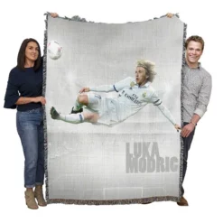 Luka Modric Popular Soccer Player Woven Blanket