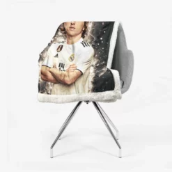 Luka Modric  Real Madrid Soccer Player Sherpa Fleece Blanket 2