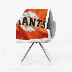 MLB Baseball Club San Francisco Giants Sherpa Fleece Blanket 2