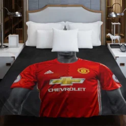 Man United Sports Player Paul Pogba Duvet Cover