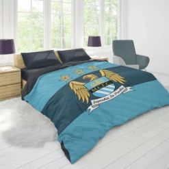 Manchester City FC Exciting Soccer Club Duvet Cover 1