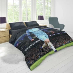 Manchester City Football Player Kevin De Bruyne Duvet Cover 1