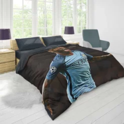 Manchester City Football Player Raheem Sterling Duvet Cover 1