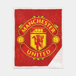 Manchester United FC FIFA Club World Cup Team Sherpa Fleece Blanket 1