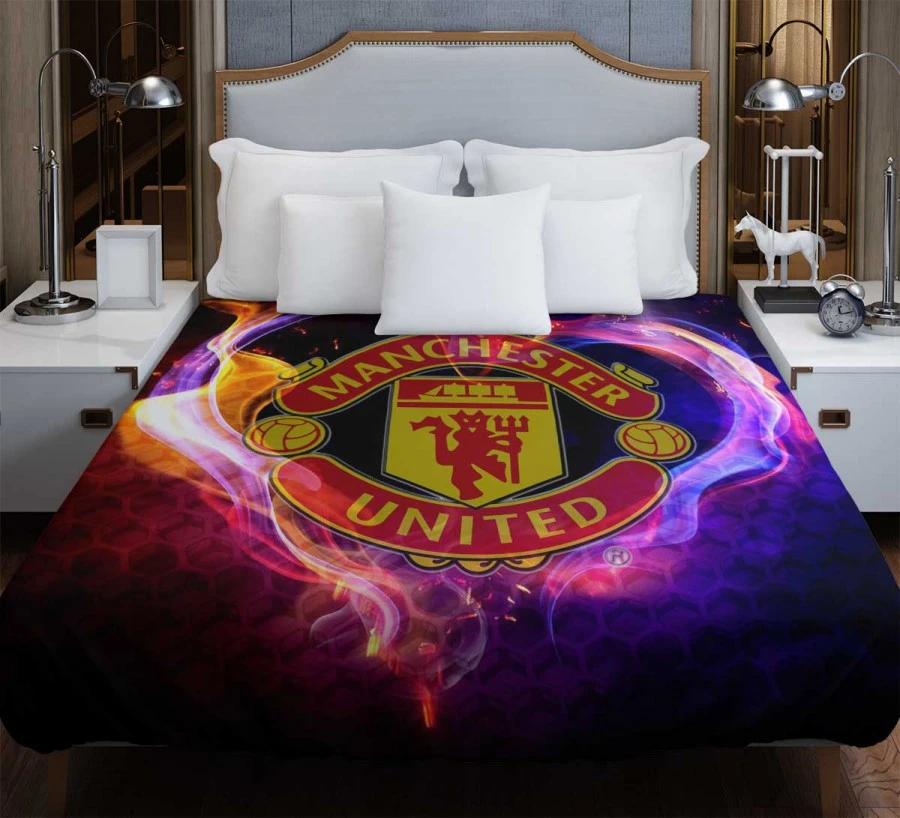 Manchester United FC Premier League UK Football Club Duvet Cover