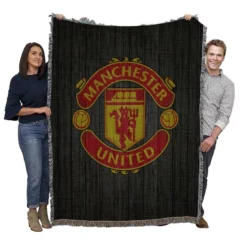 Manchester United FC Sensational Soccer Club Woven Blanket
