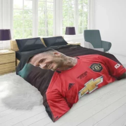 Manchester United Player David Beckham Duvet Cover 1