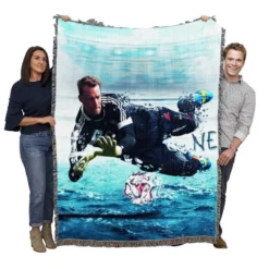 Manuel Neuer Excellent German Soccer Player Woven Blanket