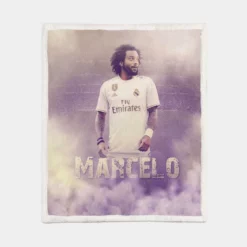 Marcelo Vieira Brazil Sports Player Sherpa Fleece Blanket 1