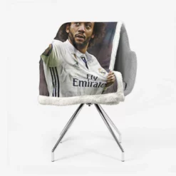 Marcelo Vieira European Cup Football Player Sherpa Fleece Blanket 2