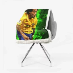 Marcelo Vieira da Silva Junior Brazilian Sports Player Sherpa Fleece Blanket 2