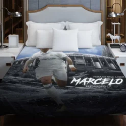 Marcelo Vieira da Silva Junior La Liga Soccer Player Duvet Cover